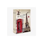 Nobbystar Eyfel Kuleli 100’lük Desenli Fotoğraf Albümü 10x15 cm 50 Yaprak 100 Sayfa Jelatinli Fotoğraf Albümü