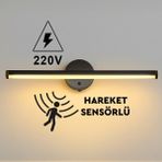 Nobbystar Sök-Tak Günışığı Yapışkanlı Sensörlü Elektrikli LED Aplik 38CM - 220V - Gün Işığı