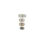 Nobel ALEMİNYUM 3 CM EKO OVAL MENTESE 30 X 55 X 1.5 MM / 10 ADET