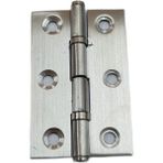 Nobel Paslanmaz Çelik 6 cm Dar Yaprak Menteşe 60X40X1,2 mm – Dayanıklı Mini Menteşe 2’li Set
