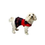 NobleDog Kırmızı Kaşe Köpek Elbisesi Kırmızı 6