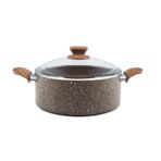 Noblelife 19043 Stonelife Kahve 26 cm Derin Tencere