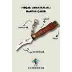 Nobrand Fırçalı Anahtarlıklı Mantar Çakısı - 17 cm - Kahverengi