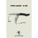 Nobrand Tosya Çakısı Tesetere-Bıçak - 16 cm - Siyah