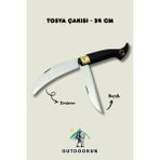 Nobrand Tosya Çakısı Testere-Bıçak - 24 cm - Siyah