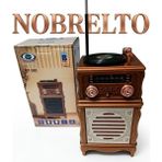 Nobrelto Everton RT-381 Nostaljik Seri Radyo - Gramofon Tasarımlı Bluetooth/usb/tf Kart Çalar - Çok Renkli