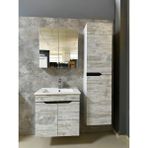 Noce Banyo Dolabı Mdf 65 cm Boy Dolaplı Linda Form Kulplu