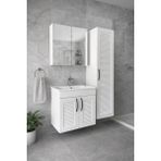 Noce Banyo Dolabı Seti 65 cm Panjur Görünümlü Kapak
