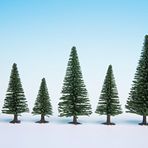Noch Model Könar Ağaçları 25 Parça H:5-14 cm Maket
