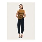 Nocturne Dökümlü Drape Detaylı Bluz