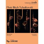 NOCTURNE OPUS 19 N4 POUR QUATUOR DE SAXOPHONES --- CONDUCTEUR ET PARTIES SEPAREES