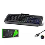 NODAR Hadron Hdx2605 Kablolu Oyuncu Klavye Led Q Siyah