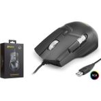 Nodar Mkespn X13 Gaming Mouse Kablolu 12400 Dpi 10 Tuş Makro Rgb Oyuncu Mouse Siyah