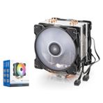 NODAR ND2601 CPU İşlemci Kule Tipi Soğutucu Çift Fanlı 6 Bakır Borulu - Siyah