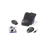 NODAR ND762 Mobil Oyun Klavye Mouse Dönüştürücü Seti RGB Siyah