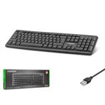 Nodar ND816 Türkçe-Q 1.25 mt USB Kablolu Siyah Klavye