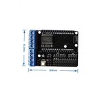 Nodemcu L293d Shield Motor Surucu Esp8266 Kablosuz Internet Wifi Motor Uzaktan Kontrol