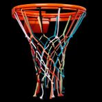 Nodes Basketbol Pota Filesi - Karışık Renk - 2 Adet - Profesyonel - Püsküllü - Renkli