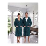 NOE-SOFT HOME BÜYÜK BEDEN KADIN/ERKEK WELLSOFT SABAHLIK-YUMUŞAK DOKULU KAPŞONLU