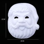 Noel Baba 5 Adet Kağıt Beyaz Mache Maskeleri Tiyatro ve Cadılar Bayramı Kostümlerinden Sanatsal El Sanatları Oluşturun Parti Maskeli Balo Partileri Süslemeleri (Yurt Dışından) - Renkli - Yok