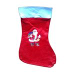 NOEL BABA ÇORABI MİNİ BOY 30 CM YILBAŞI SÜSLERİ 30X17 CM NOEL SÜSLERİ