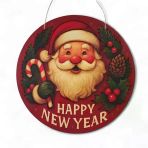 Noel Baba Kapı Ve Duvar Süsü Happy New Year