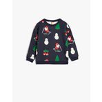 Noel Baba Sweatshirt Yılbaşı Temalı Uzun Kollu