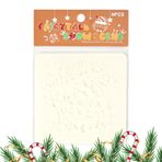 Noel Boyama Şablonları, El Sanatları için Noel Şablonları Yeniden Kullanılabilir, Çizim Şablonları Komik Noel Şablonları Şablonu, Çocuklar ve Yetişkinler için Eğitici Tatil Şablonları Noel Desen Şablo