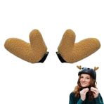 Noel Boynuzları Kaskları, Motosiklet Kaskları Aksesuarı, Kasklar Kornalar, Baret Süslemeleri, Snowboard İçin Sevimli Süslemeler, Kask Boynuzları Boynuz Süslemeleri, Snowboard, Kayak İçin
