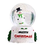 Noel Parlayan Kristal Top lambası, Sevimli Manuel Boyama Gece ışık masaüstü Dekorasyonu, Ideal Noel Hediyesi, Sıcak Ve şenlikli Bir Ortam Yaratma (Kardan Adam Küçük)