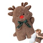 Noel pelüş yastık, Noel pelüş kırlent, bel yastığı, geyik, kanepe yatağı, Noel kutlaması için, Noel Baba, Noel ağacı, kar tavşanı yastığı