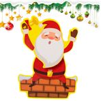 Noel Süslemeleri Üstü Noel Baba, Noel Baba Süslemesi - Dekoru Noel Baba Noel Heykelcik - Üstü Şömine Orta Parçası, Kitaplık, Şömine, Ev için Dekoratif Ürünler
