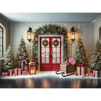Noel Temalı Arka Plan, 200X150CM, Stüdyo Fonu - -