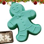 Noel Zencefilli Kek Kalıbı, Zencefilli Kurabiye Silikon Kek Tava | Zencefilli Kurabiye Adam Silikon Kalıp,Kek, Sabun, Jöle, Kurabiye için Yapışmaz Pasta Kalıbı Bakeware Tepsisi