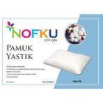 Nofku Pamuk Yastık 50x70 Cm - 50 x 70 cm - Beyaz
