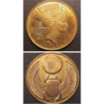 NOFRETETE A900 - Skarabeus A900 - 21.67gr 22 ayar A 900 Altın Madalya - Khepri - Scarab
