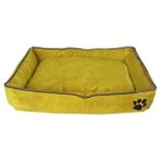 Nohov Tay Tüyü Köpek Yatağı L 15 x 65 x 100 cm Sarı