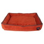 Nohov Tay Tüyü Köpek Yatağı S 15 x 40 x 60 cm Kiremit - Turuncu