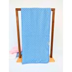 Nohut Kız / Erkek Bebek Battaniyesi & Kundağı Çift Katlı %100 Pamuklu Çok Amaçlı Örtü 90X85CM BTN11003 - Mavi - 0 - 2 Yaş