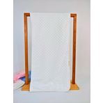 Nohut Kız/Erkek Bebek Battaniyesi & Kundağı Çift Katlı%100 Pamuklu Çok Amaçlı Örtü 90x85cm BTN11003 Ekru