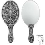 Noip 925 Ayar Gümüş Lale Motifli El Aynası T8636 (802802)