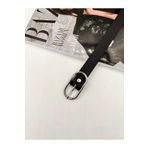 NOİR LUXE Uzun Oval Tokalı silver Kadın Kemer Pantolon Kemeri Elbise Kemeri Gömlek Kemeri Ceket Kemeri
