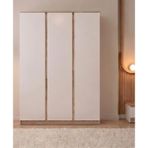 Noiss Home Decor Asel 3 Kapaklı Elbise Dolabı Modern Gardırop Kıyafet Dolabı - Krem