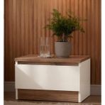 Noiss Home Decor Asel Komodin Çekmeceli Yatak Yanı Başucu Sehpası - 51*150*104 - Beyaz
