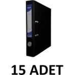 Noki 15'li Siyah Dar Plastik Klasör