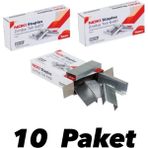 Noki 24/6 (Büyük ) ve No : 10 ( Küçük ) Boy Zımba Teli 10 Lu
