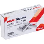 Noki 24/6 Zımba Teli Beyaz Renk 10 Paket (1 Kutu) Sarf Malzemeleri İçin İdeal