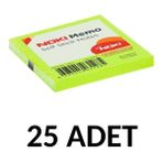 Noki 25 Adet Postit 75MM X75MM Yapışkanlı Kağıt 80 Yaprak Yeşil