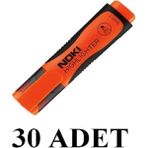 Noki 30 Adet Turuncu Fosforlu Kalem 9000