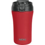 Noki 400 ML Çay Kahve-Soğuk İçecek Çelik Termos MUG - Kırmızı - Siyah